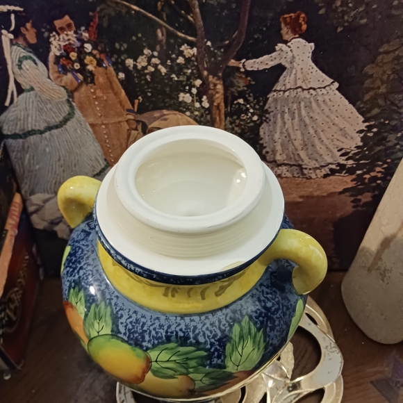 🍪🥠Biscotti Jar, Beautiful and colorful🌯 Handpainted,Beautiful Kitchen Decor🌶 - Picture 13 of 15